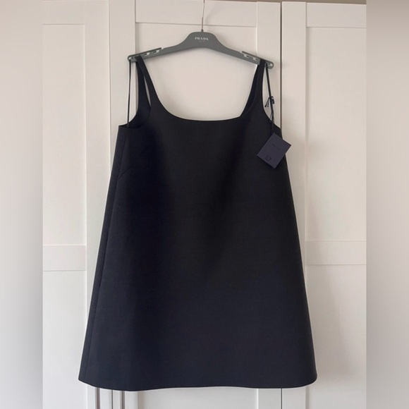 Prada Dresses & Skirts - NWT Prada Charcoal Wool Pinafore Dress IT size 40